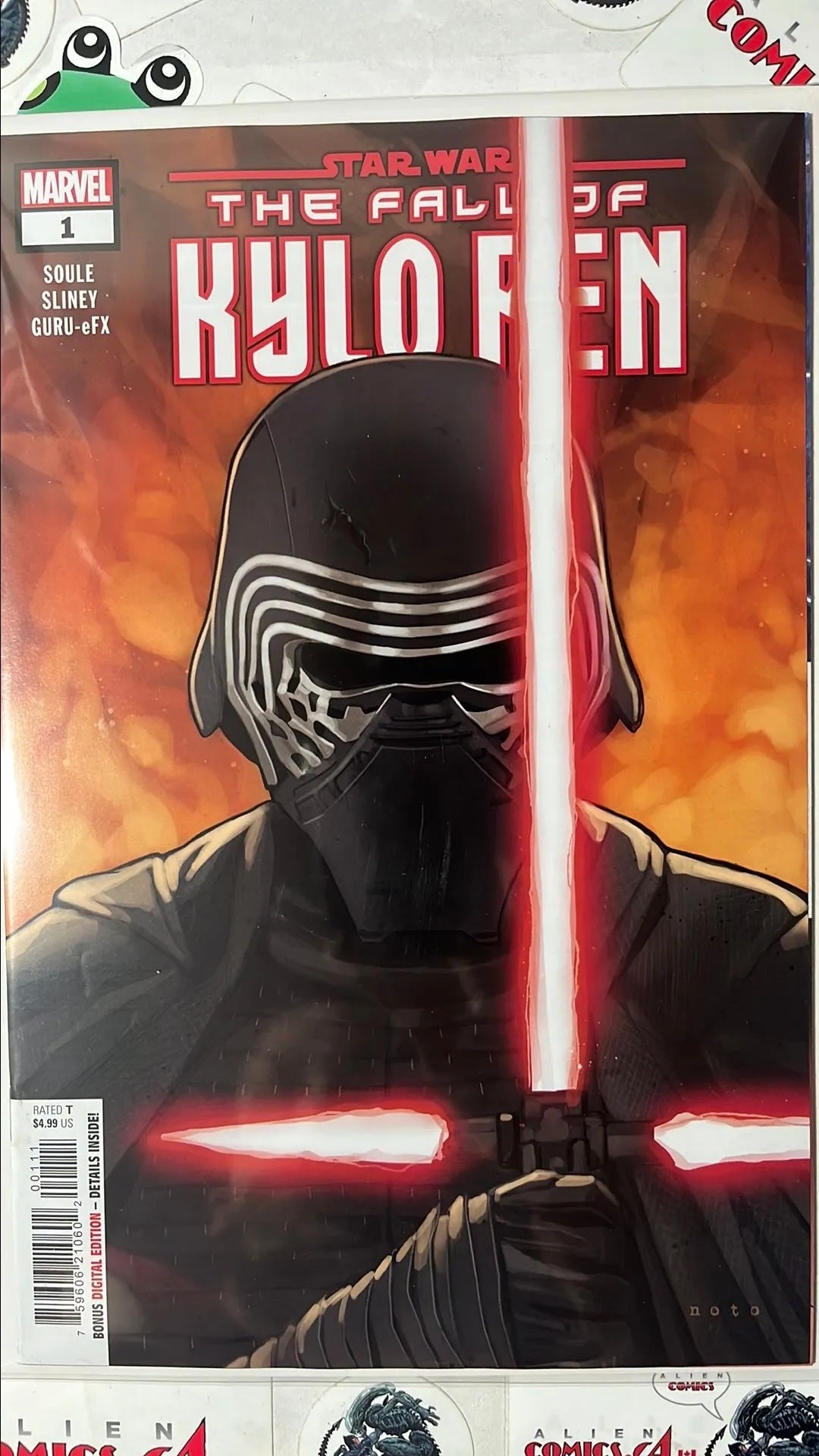 Fall of Kylo Ren (#1 Marvel 2026 Phil Noto Cover 5-issue miniseries concluding the Kylo Ren trilogy that began with Rise and followed with Legacy NM)