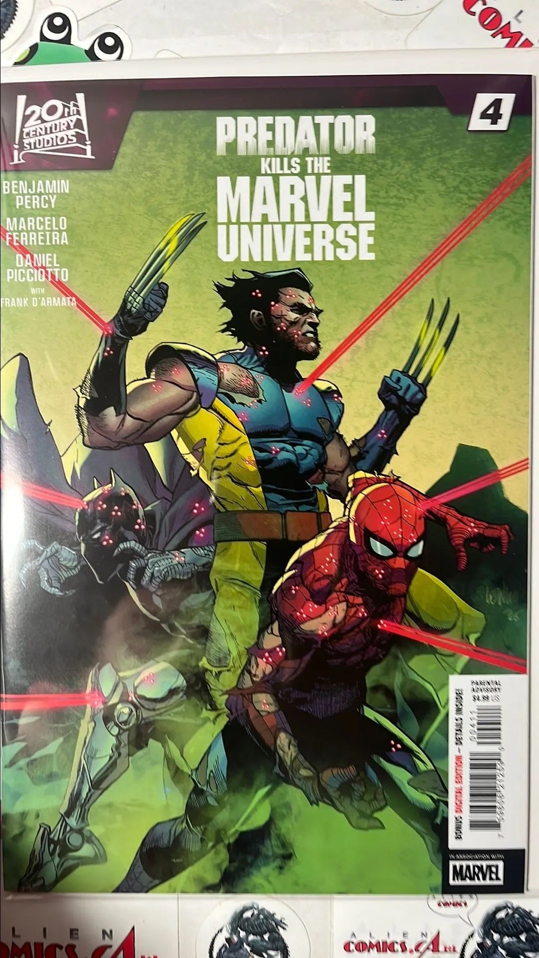 PREDATOR kills the Marvel Universe (#4 Marvel 2025 Matt Milla Cover NM)
