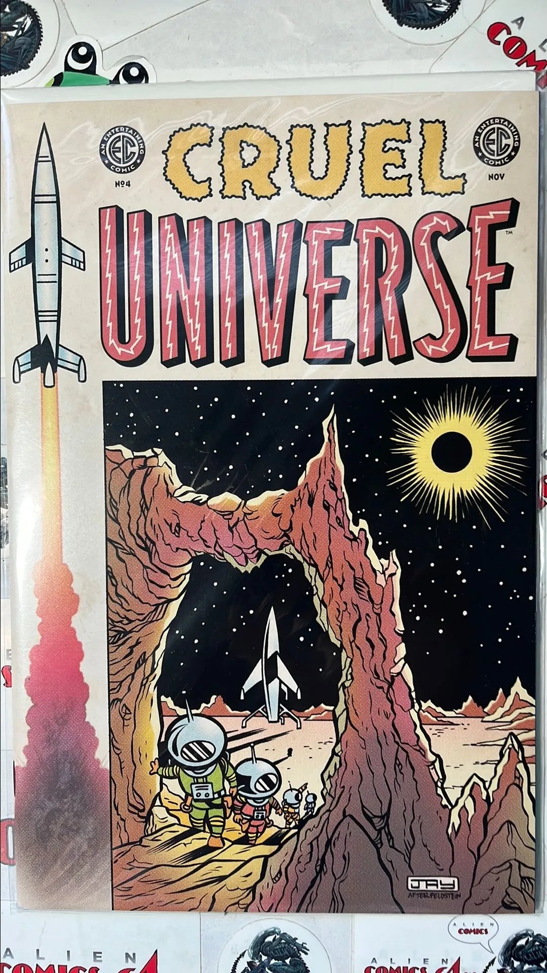 CRUEL UNIVERSE 4C EC/Oni Press 2024 Jay Stephens 1:10 Variant Space Arch with Eclipse HTF HIGH GRADE
