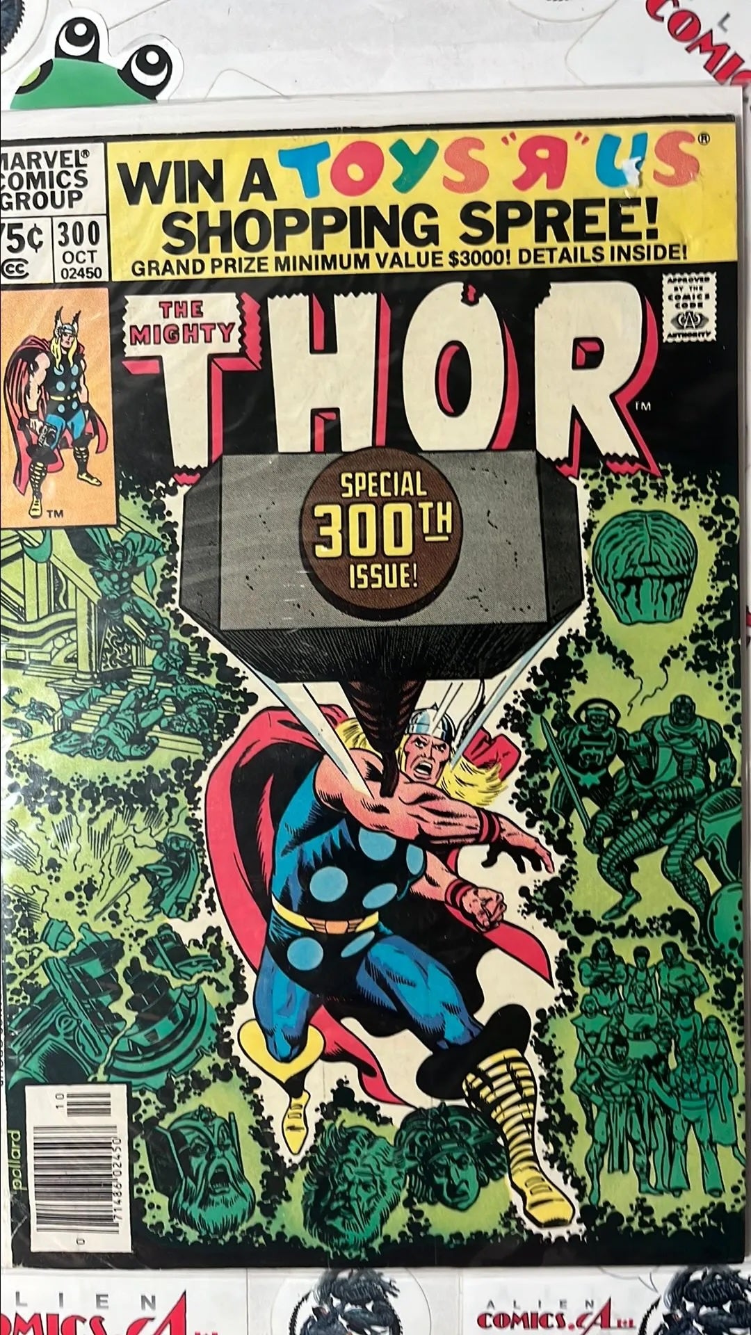 Mighty Thor (#300 75¢ Price Marvel 1980 Special 300th Issue! Origin of Odin, Origin of Thor VF)