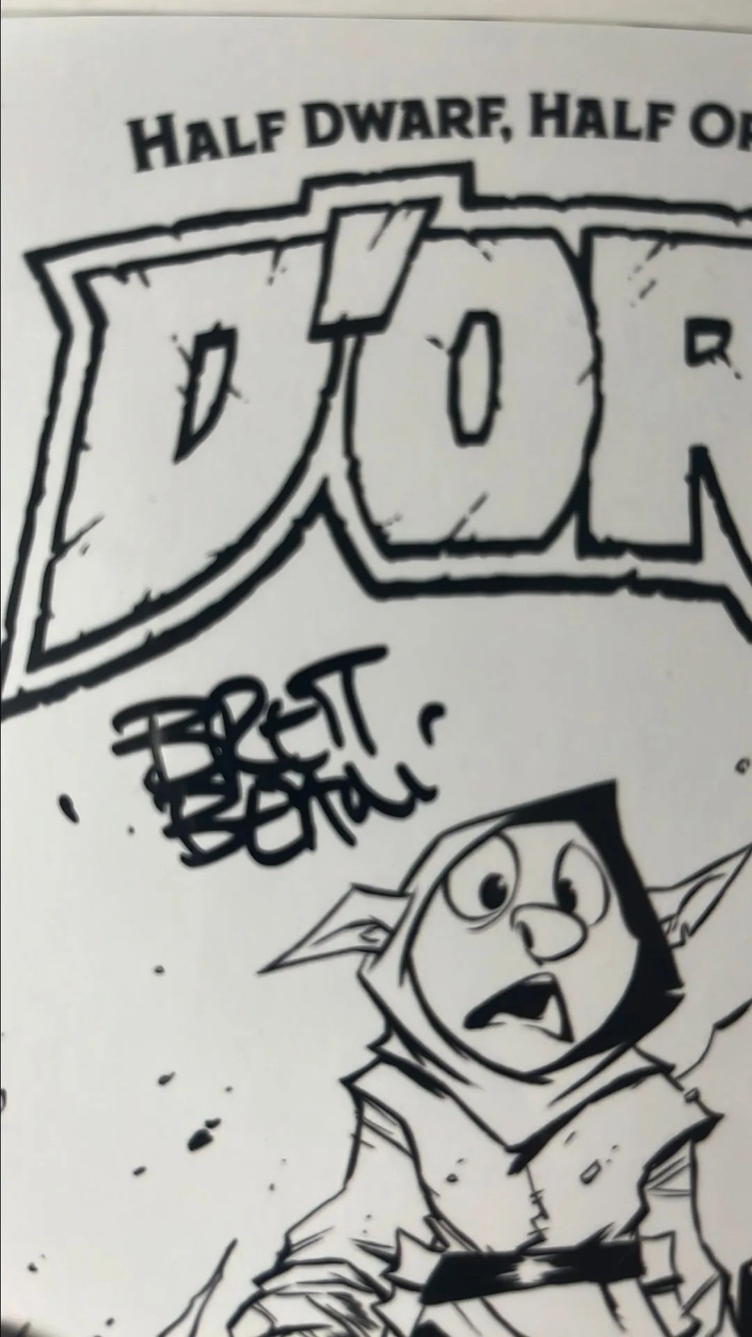 D’Orc (#1 Image Comics 2026 2nd Printing Sketch Cover Signed Brett Bean No COA Limited to 1500 copies NM)