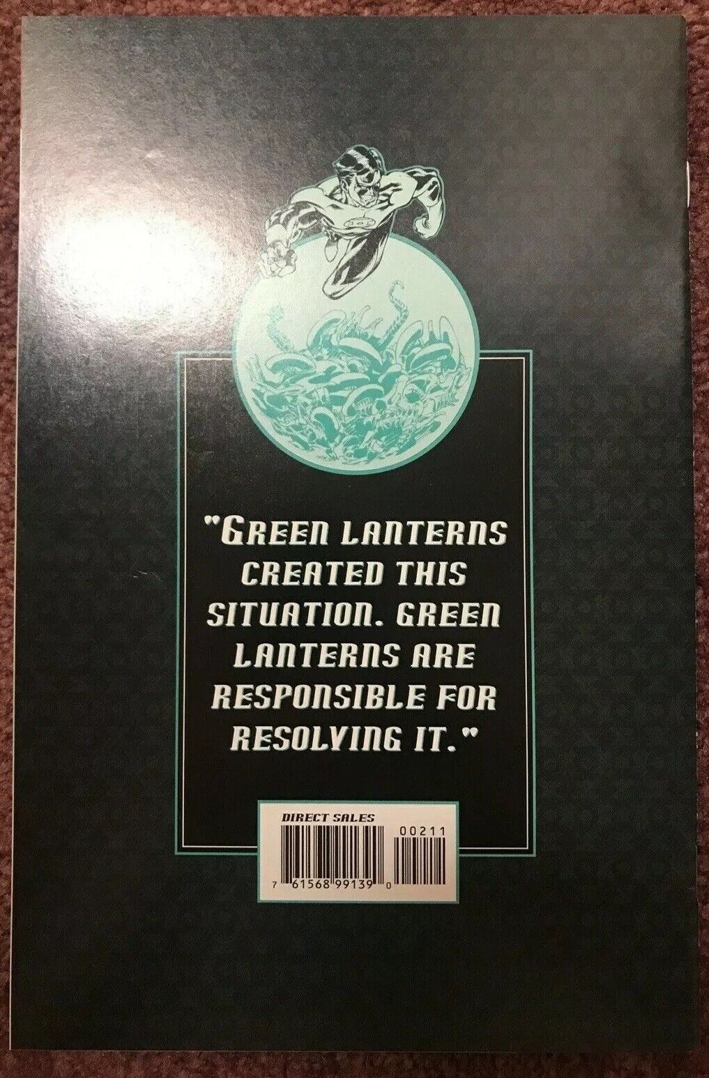 GREEN LANTERN vs. ALIENS 2 Dark Horse / DC Comics 2000 Crossover RARE HIGH GRADE - aliencomics.ca