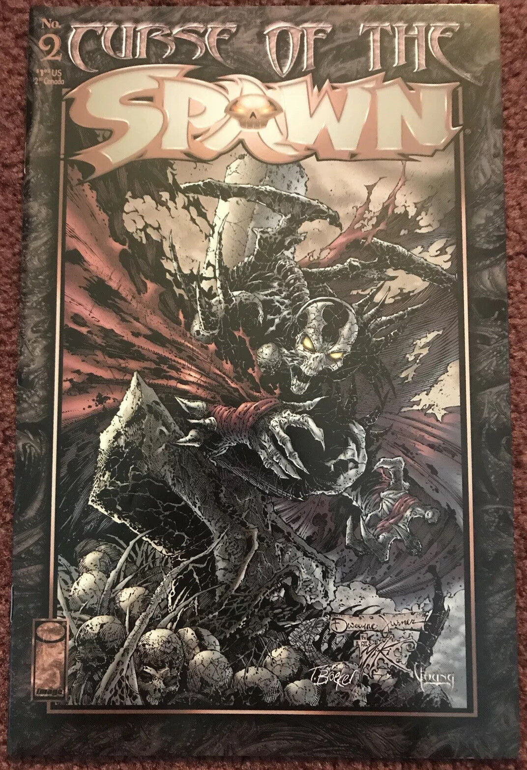 CURSE OF THE SPAWN 2 Image Comics 1996 Todd McFarlane 1st Print HIGH GRADE - aliencomics.ca