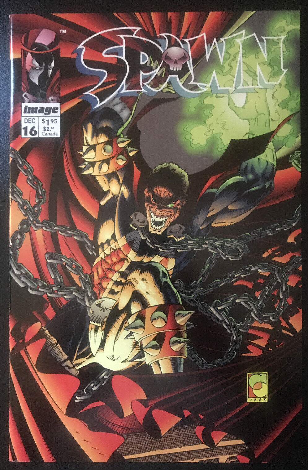 SPAWN 16 Image Comics 1993 1st app Anti-Spawn/Redeemer Todd McFarlane HIGH GRADE - aliencomics.ca