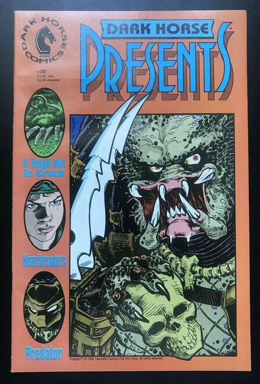 Dark Horse Presents PREDATOR 35 Dark Horse 1988 1st DHP PREDATOR Key HIGH GRADE - aliencomics.ca