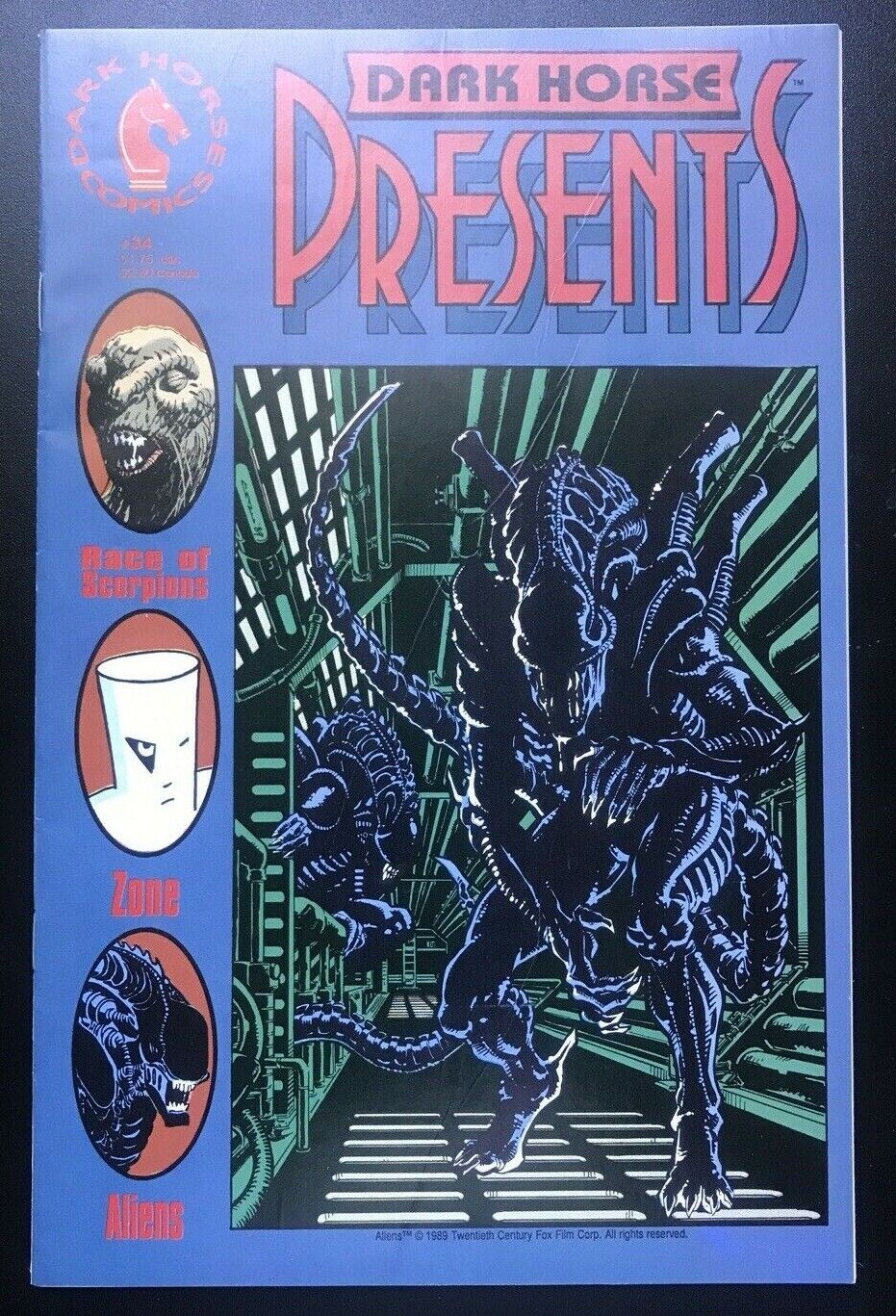 Dark Horse Presents ALIENS 34 Dark Horse 1988 2nd app ALIENS Rare Key HIGH GRADE - aliencomics.ca
