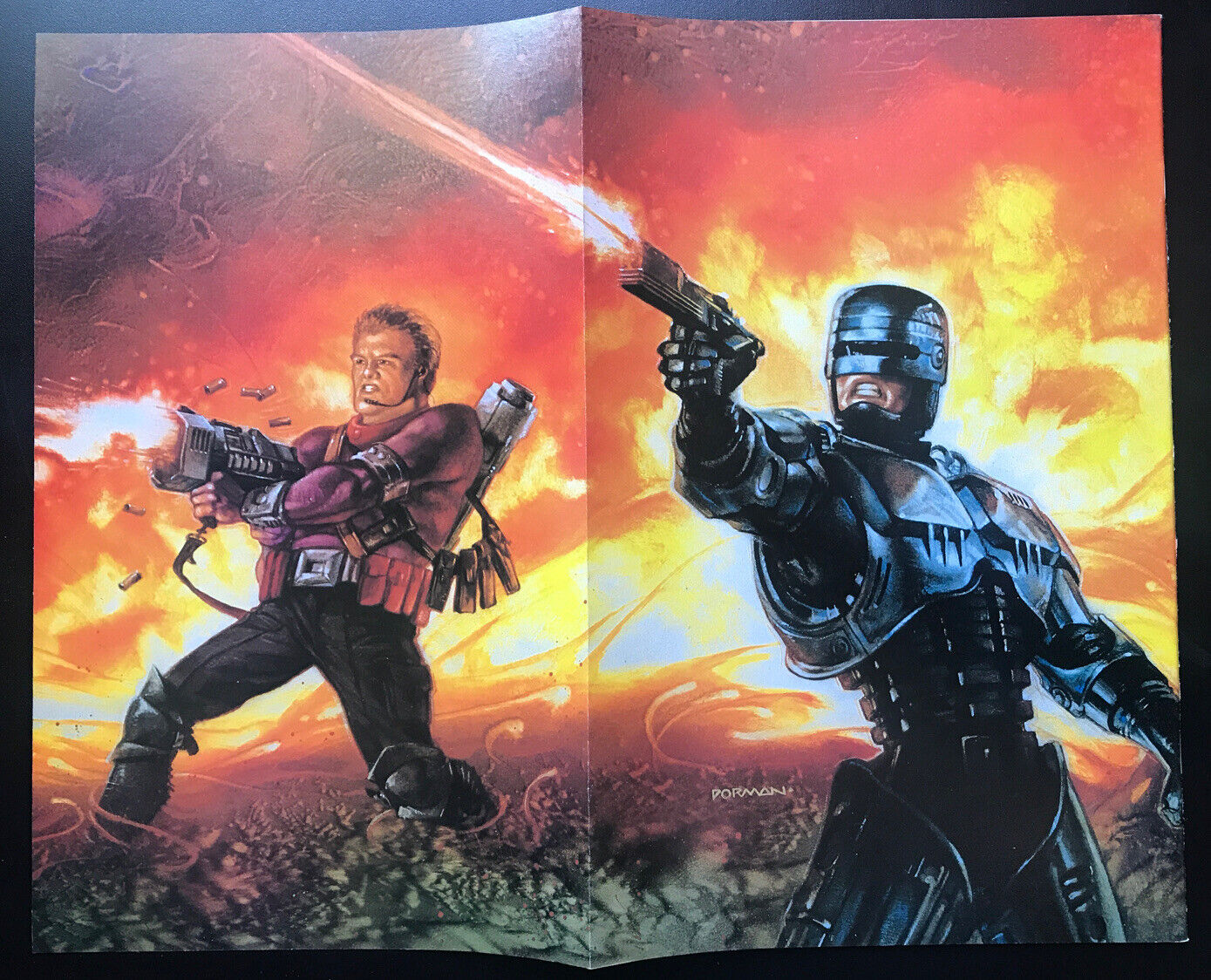 Dark Horse Comics 1 Dark Horse 1992 ALIENS vs PREDATOR Fold-out Cover HIGH GRADE - aliencomics.ca