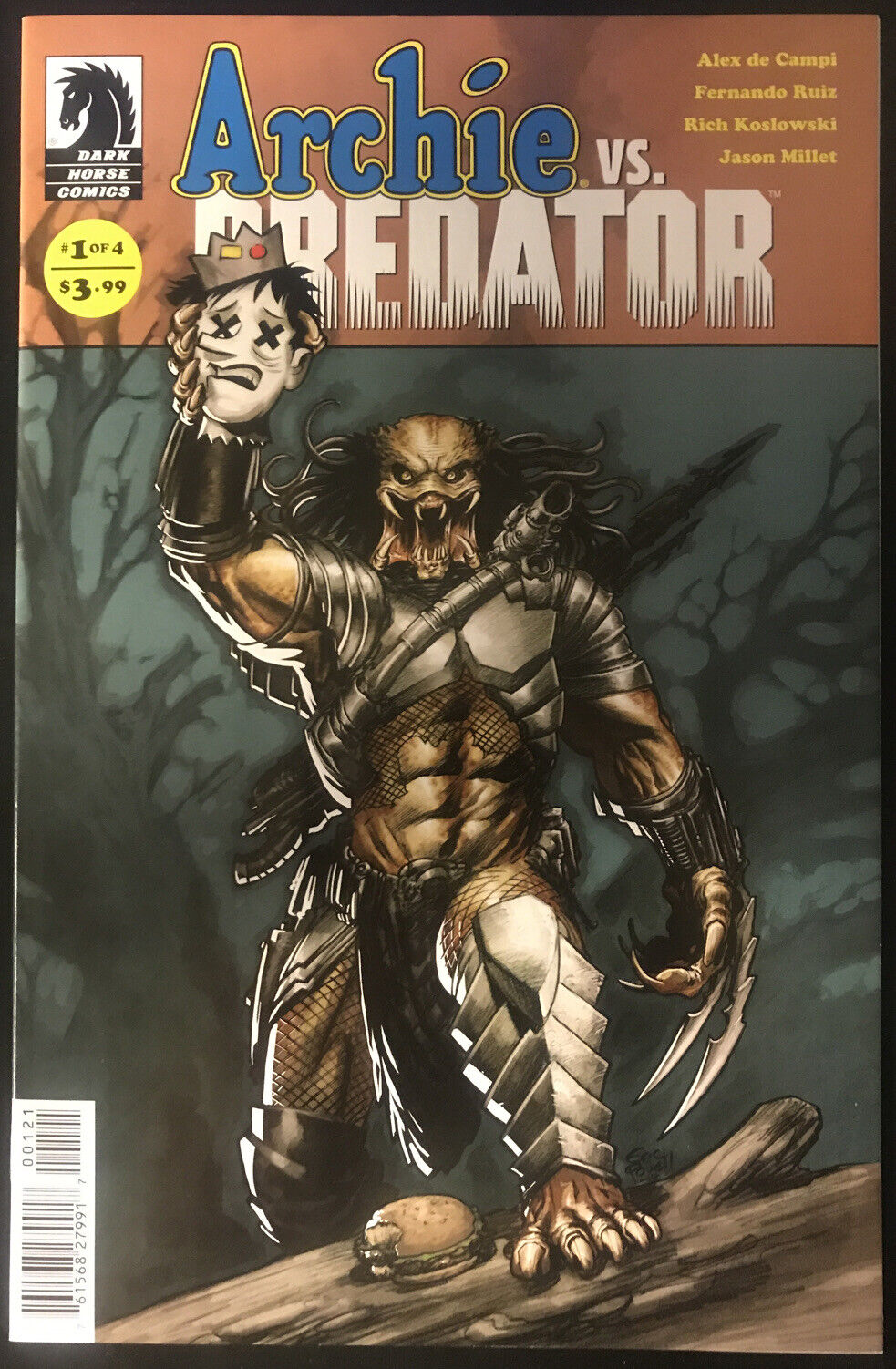 ARCHIE vs. PREDATOR Complete C Variants 4-Book Lot Dark Horse 2015 HIGH GRADE - aliencomics.ca