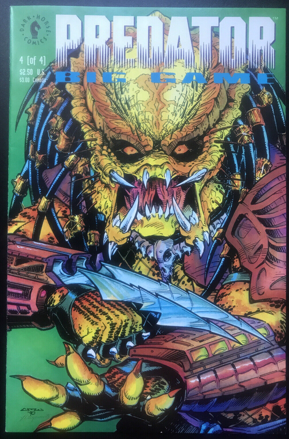 PREDATOR: Big Game Complete Rare Misprint 4-Book Lot Dark Horse 1991 HIGH GRADE - aliencomics.ca