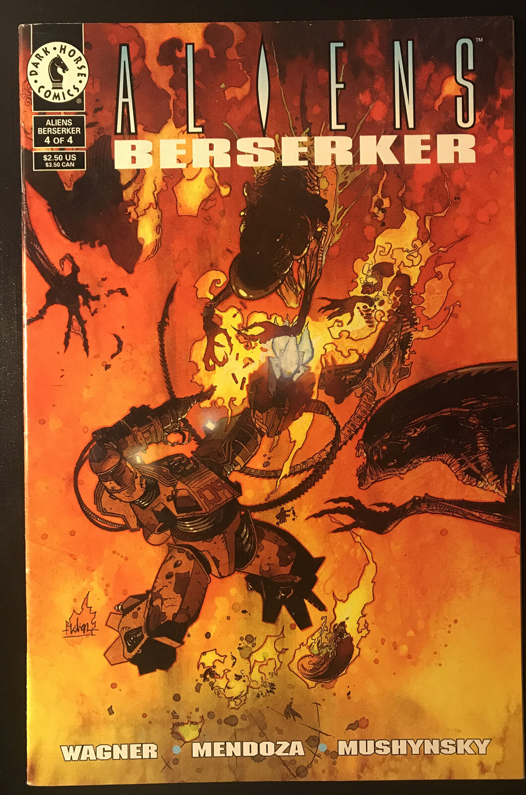 ALIENS: Berzerker Complete 4-Book Lot Dark Horse Comics 1995 Rare Key HIGH GRADE - aliencomics.ca