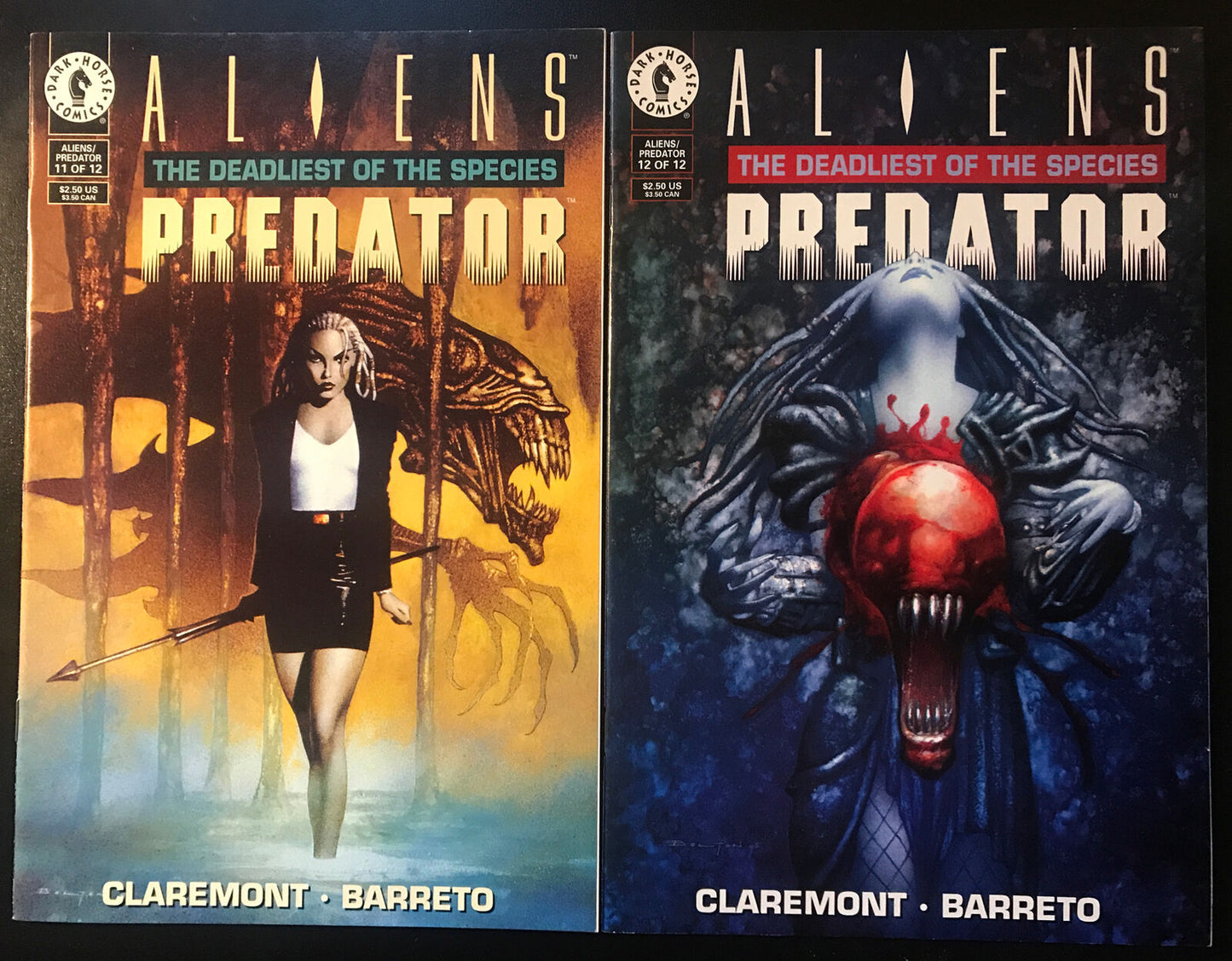 ALIENS vs PREDATOR Deadliest of the Species Complete 13-Book Lot Rare HIGH GRADE - aliencomics.ca
