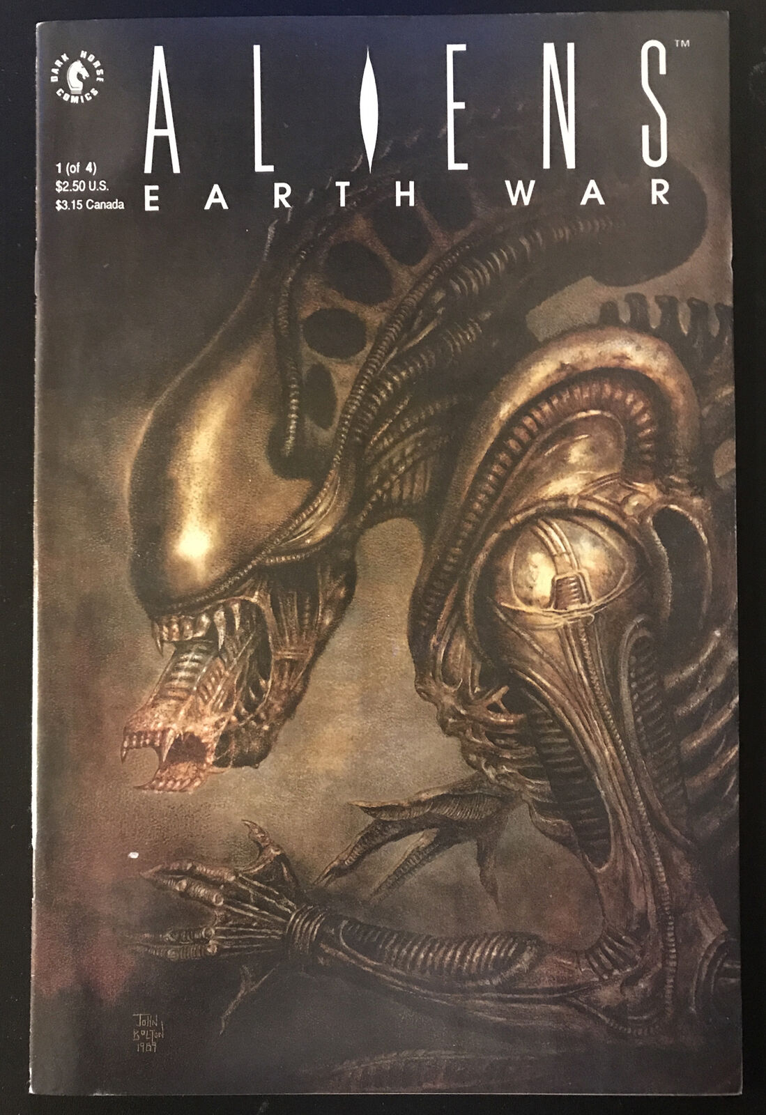 ALIENS: Earth War Complete 4-Book Lot Dark Horse Comics 1989 Rare HIGH GRADE - aliencomics.ca