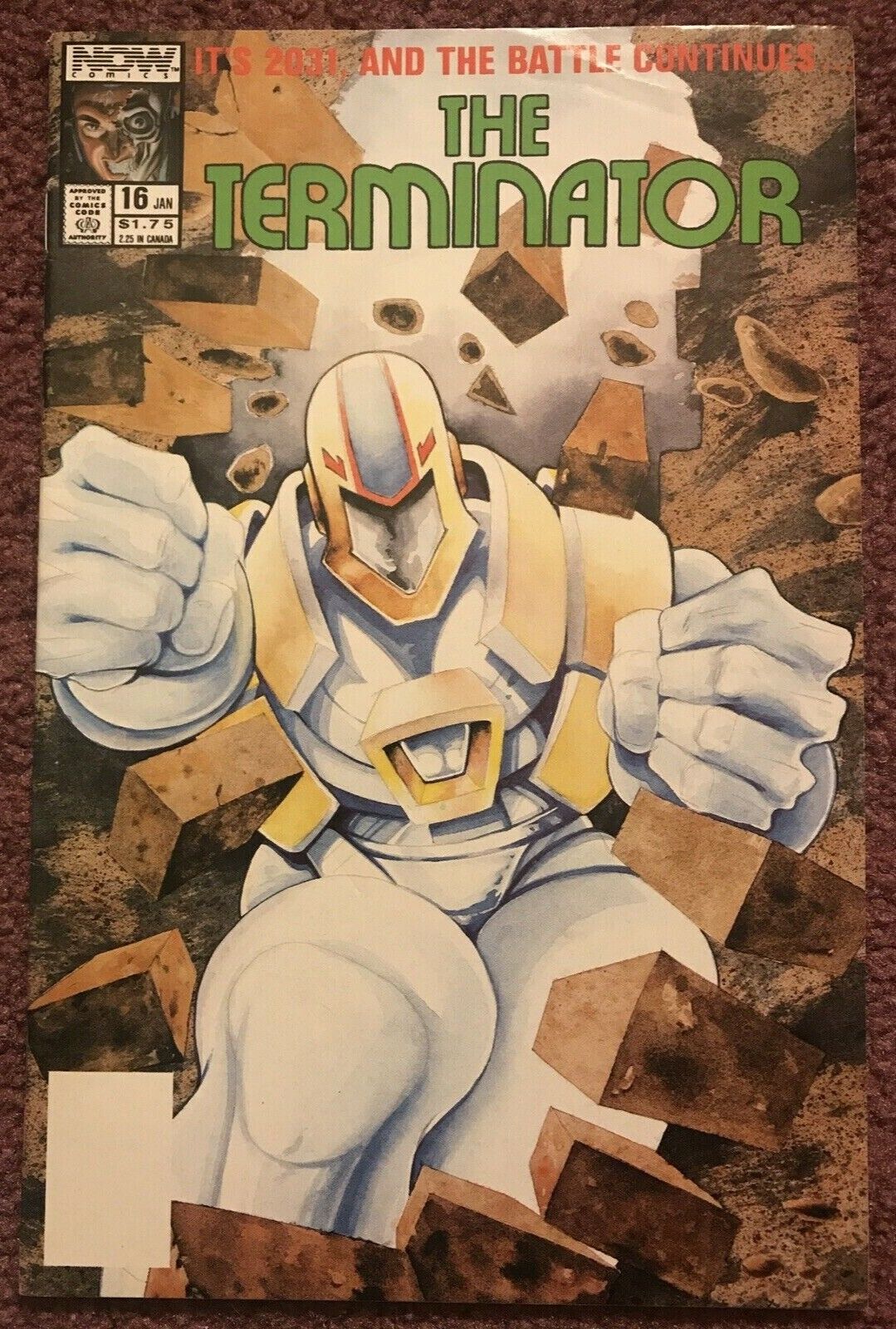 THE TERMINATOR 16 Battle of Cuba Now Comics 1988 Rare HIGH GRADE - aliencomics.ca