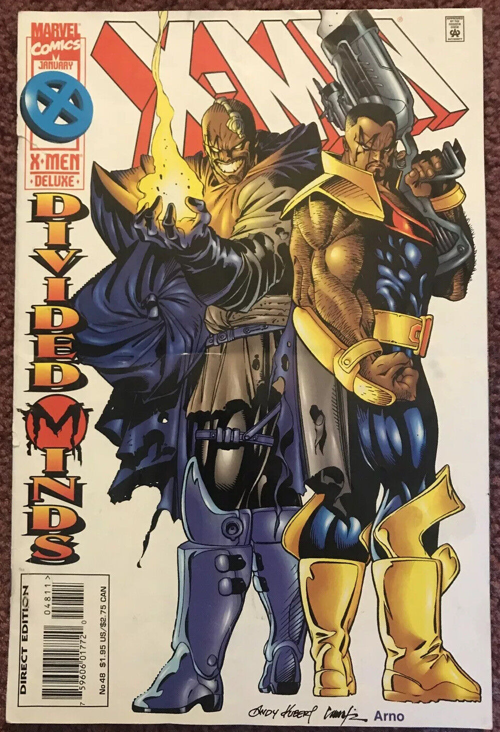 X-MEN 48 Marvel Comics Group 1991 First Series Friendly Game of Poker MID GRADE - aliencomics.ca