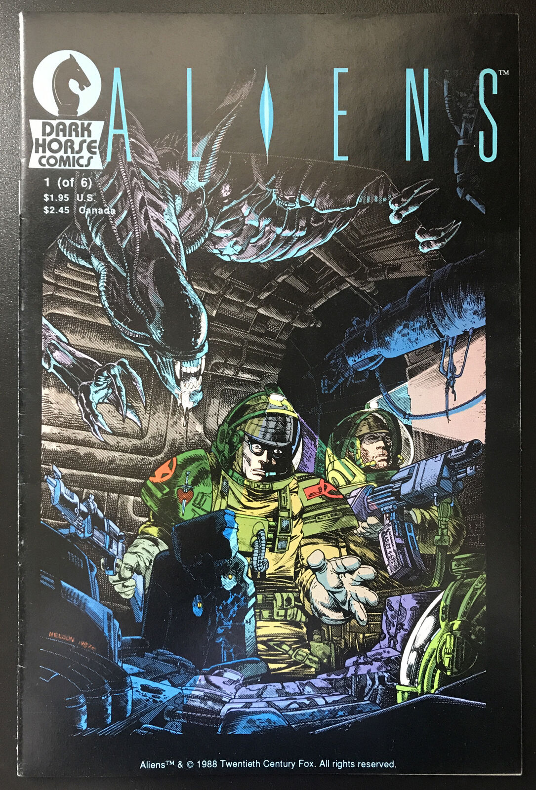 ALIENS: Volume 1 Dark Horse 1988 6-Book Lot + Mini Comic & Portfolio HIGH GRADE - aliencomics.ca