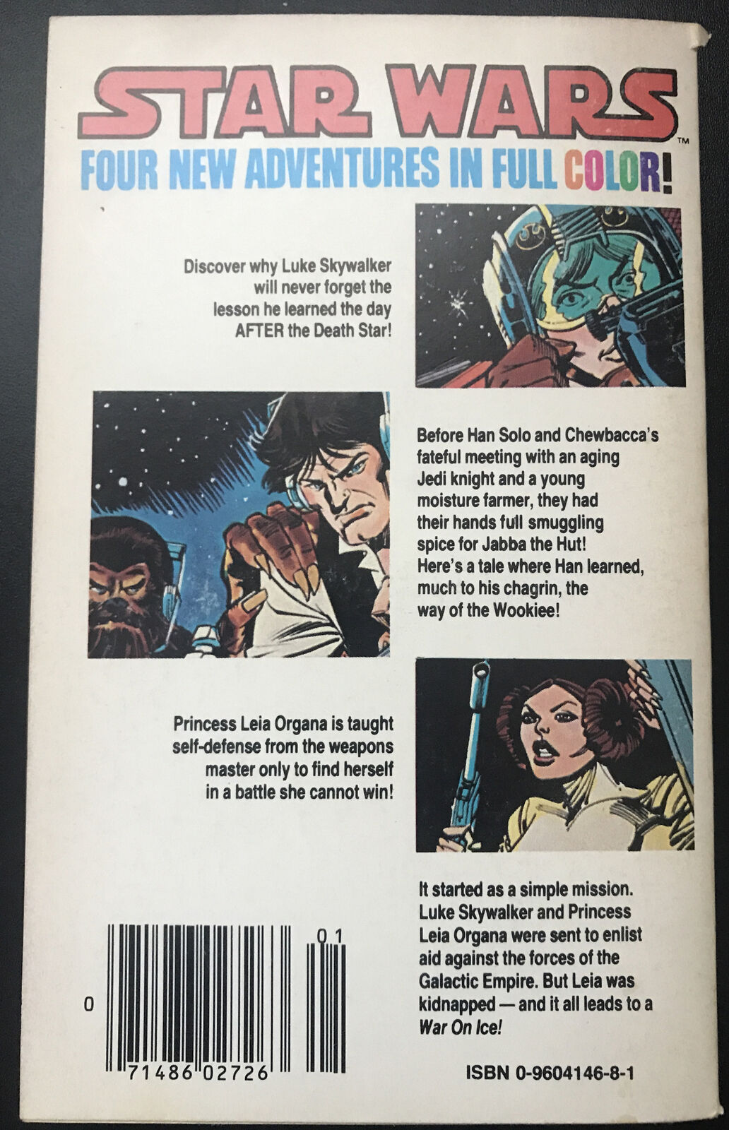 STAR WARS:4 Adventures In Full Color & World Of Fire Marvel 1981 Rare HIGH GRADE - aliencomics.ca