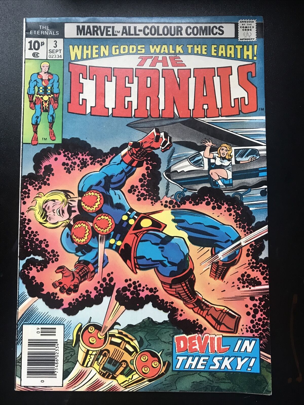ETERNALS 3 10p Price Variant Marvel 1976 KEY 🔑 Rare 1st app. Sersi HIGH GRADE - aliencomics.ca