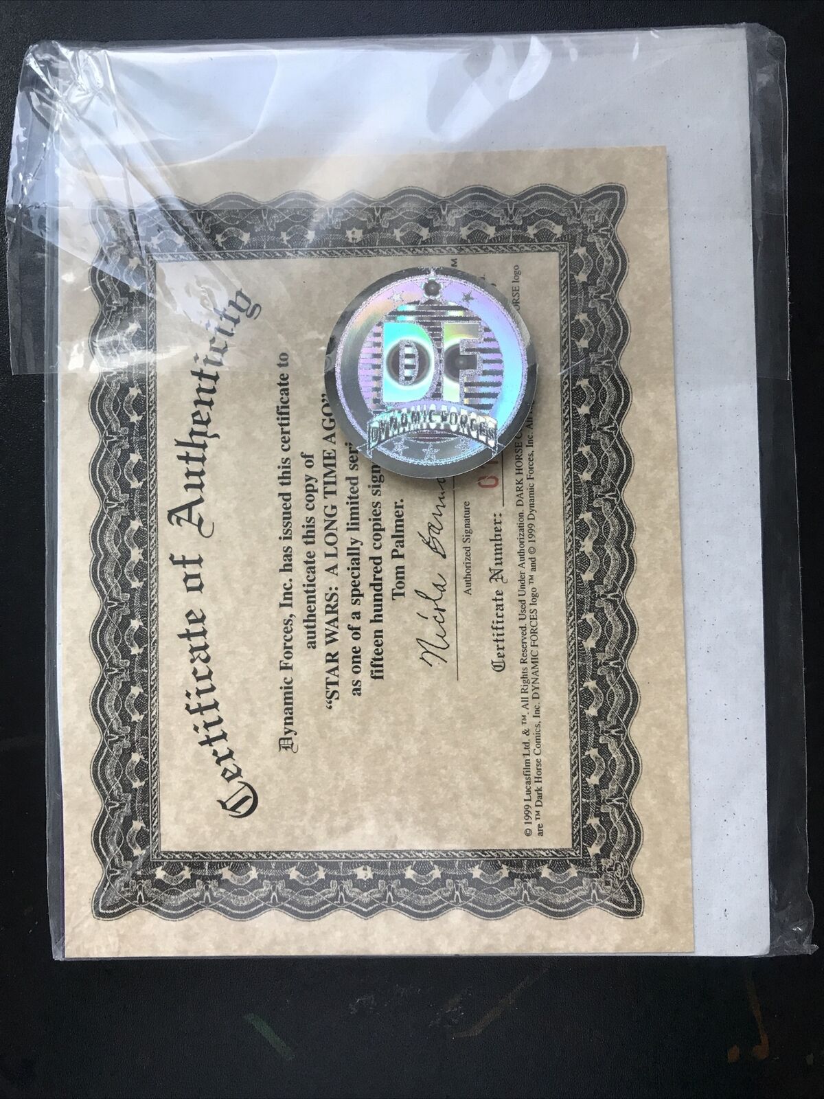 Classic STAR WARS: A Long Time Ago 1 Dark Horse 1999 DF Signed Rare HIGH GRADE - aliencomics.ca