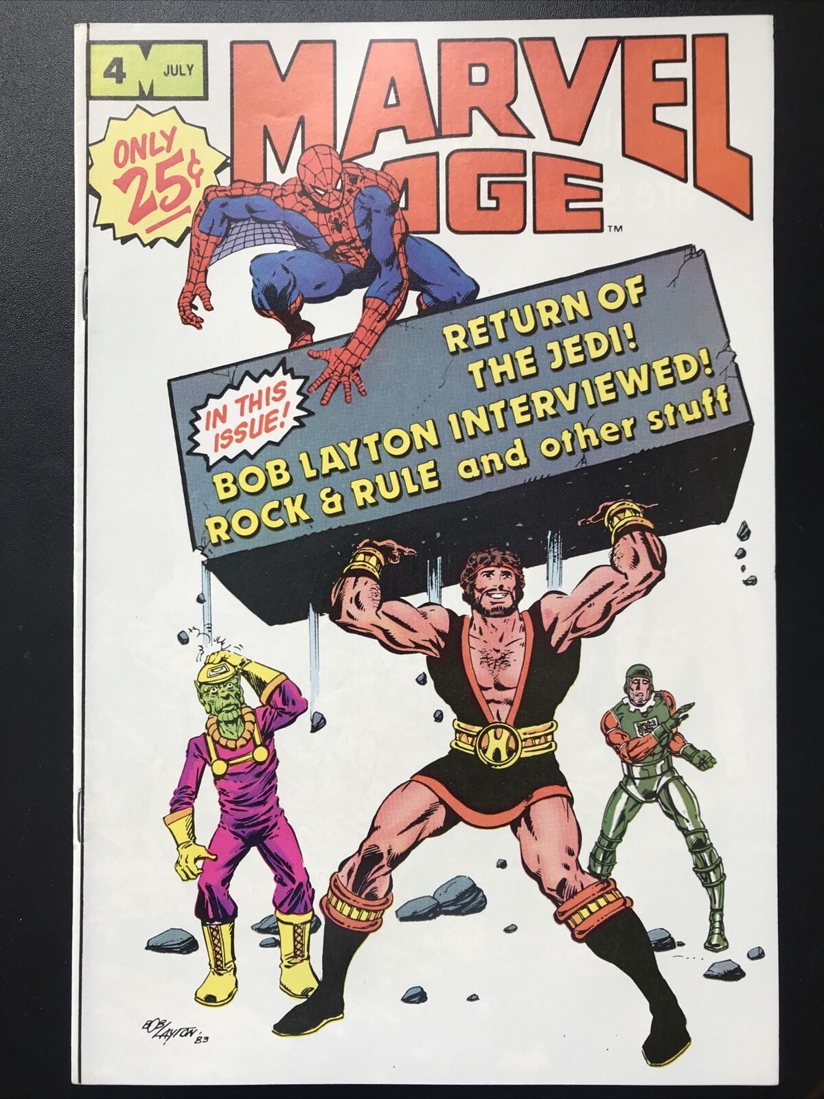 Marvel Age 4 STAR WARS Return of the Jedi Marvel Comics 1983 Rare HIGH GRADE - aliencomics.ca