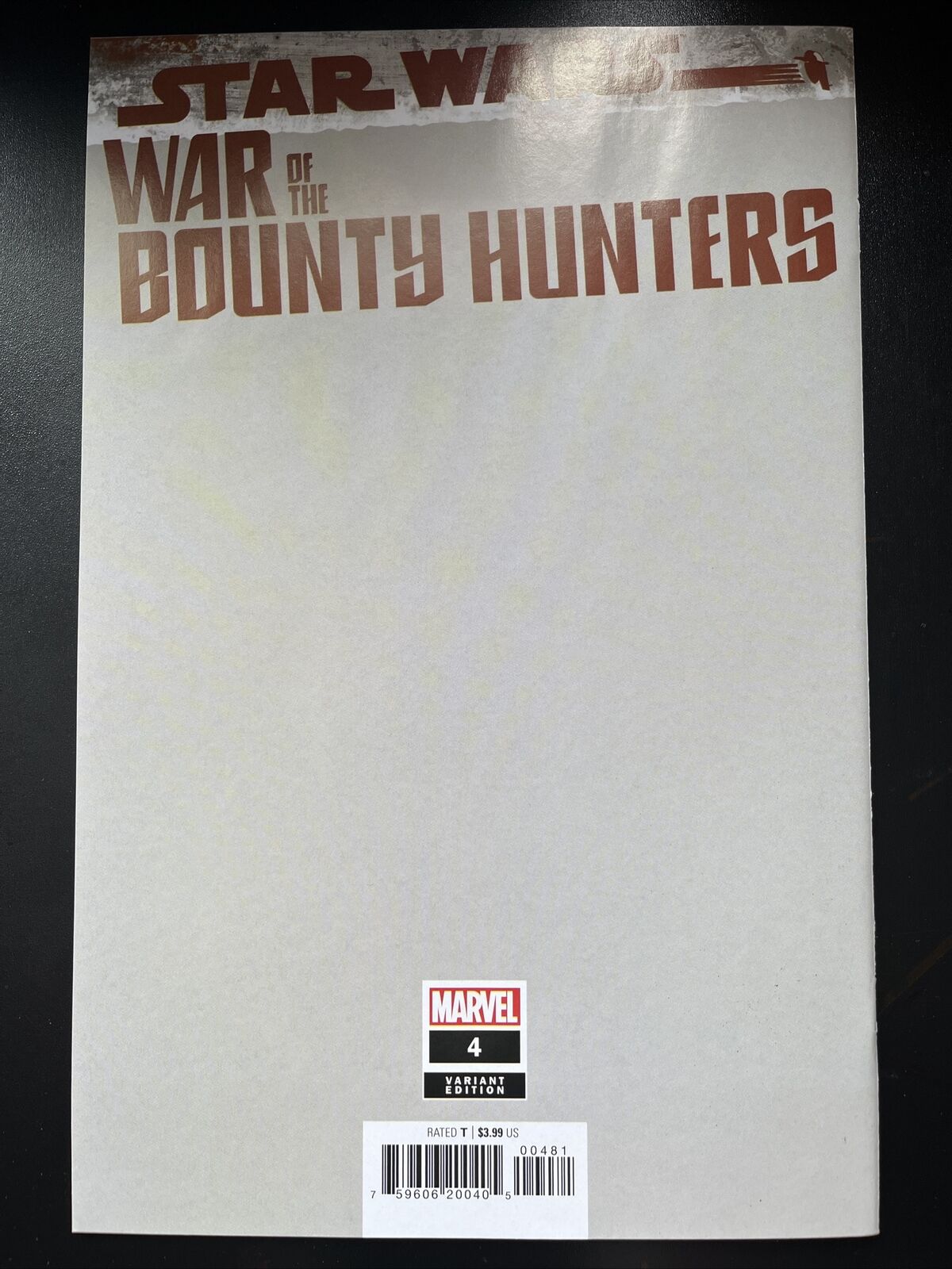 STAR WARS: War of the Bounty Hunters 4 JTC Variant Very Rare Sold Out HIGH GRADE - aliencomics.ca