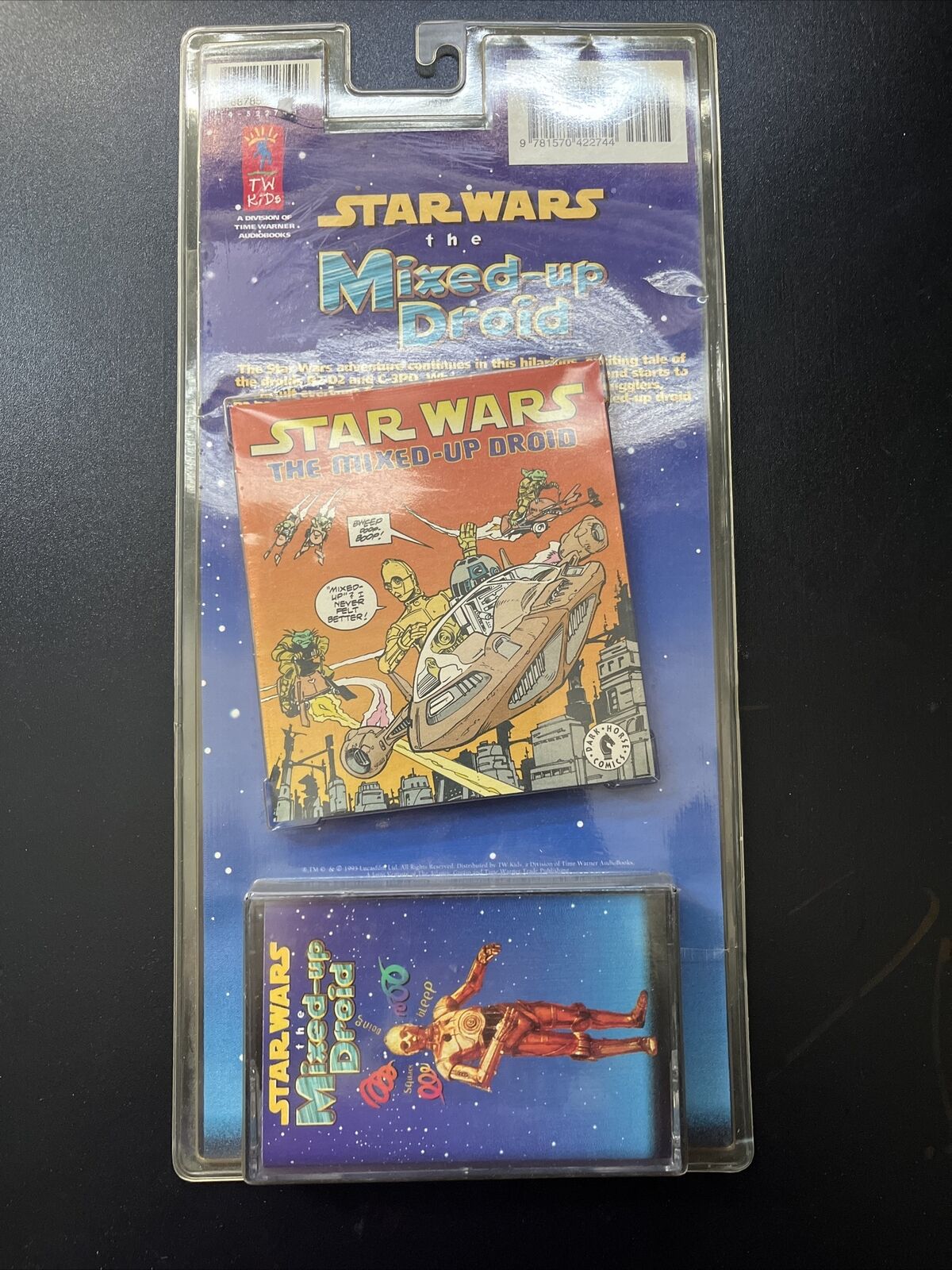 STAR WARS The Mixed-up Droid Dark Horse 1996 C3PO Rare Cassette/Comic HIGH GRADE - aliencomics.ca