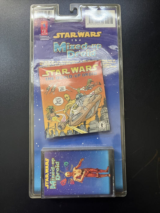 STAR WARS The Mixed-up Droid Dark Horse 1996 C3PO Rare Cassette/Comic HIGH GRADE - aliencomics.ca