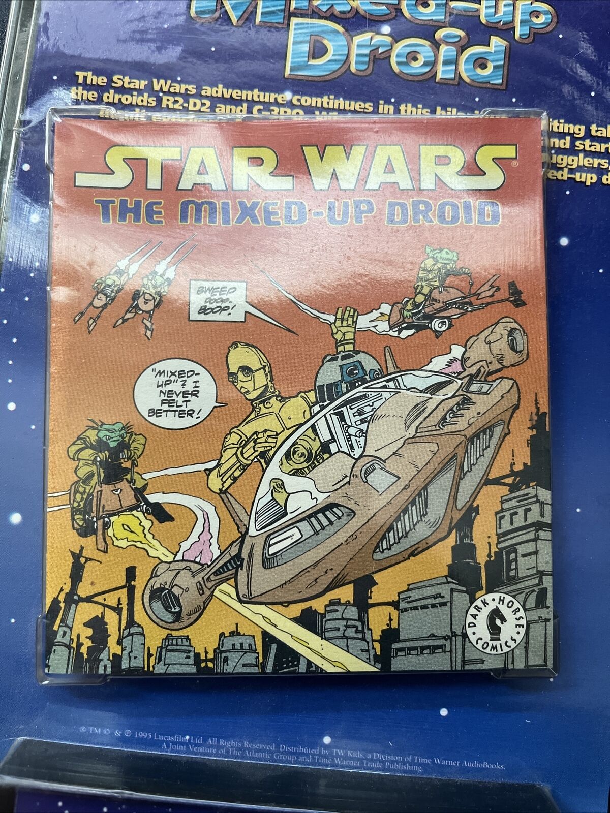STAR WARS The Mixed-up Droid Dark Horse 1996 C3PO Rare Cassette/Comic HIGH GRADE - aliencomics.ca