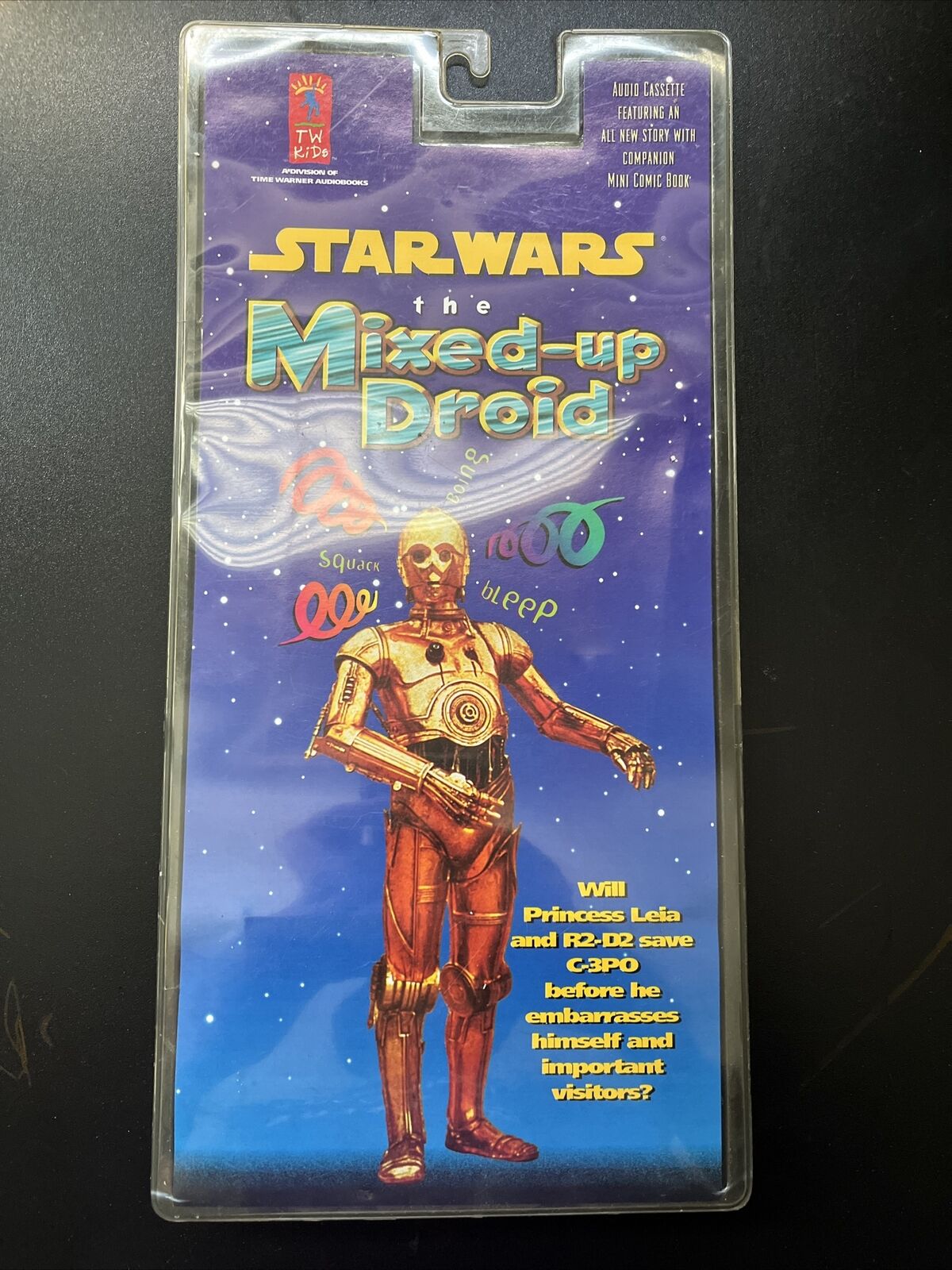 STAR WARS The Mixed-up Droid Dark Horse 1996 C3PO Rare Cassette/Comic HIGH GRADE - aliencomics.ca