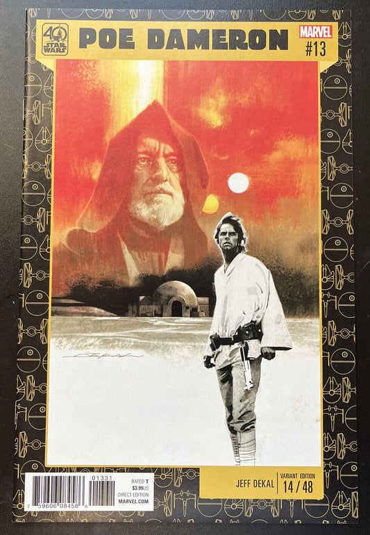 STAR WARS: Poe Dameron 13 Marvel 2015 40th Anniversary Cover 14/48 HIGH GRADE - aliencomics.ca