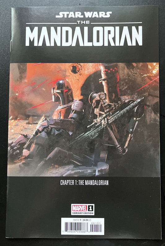 STAR WARS Mandalorian 1 Concept Variant Marvel 1st Din Djarin & Grogu HIGH GRADE - aliencomics.ca