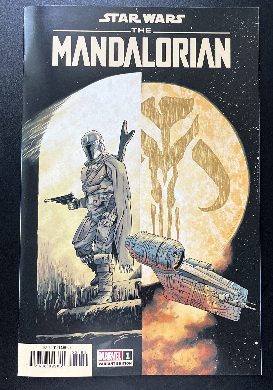 STAR WARS Mandalorian 1 Shalvey Variant Marvel 1st Din Djarin & Grogu HIGH GRADE - aliencomics.ca