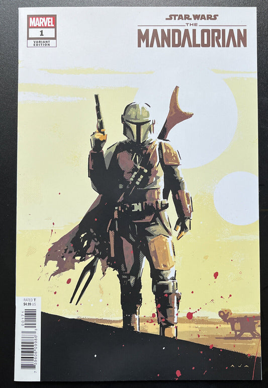 STAR WARS: Mandalorian 1 Aja 1:25 Variant Marvel 2022 1st app. Grogu HIGH GRADE - aliencomics.ca