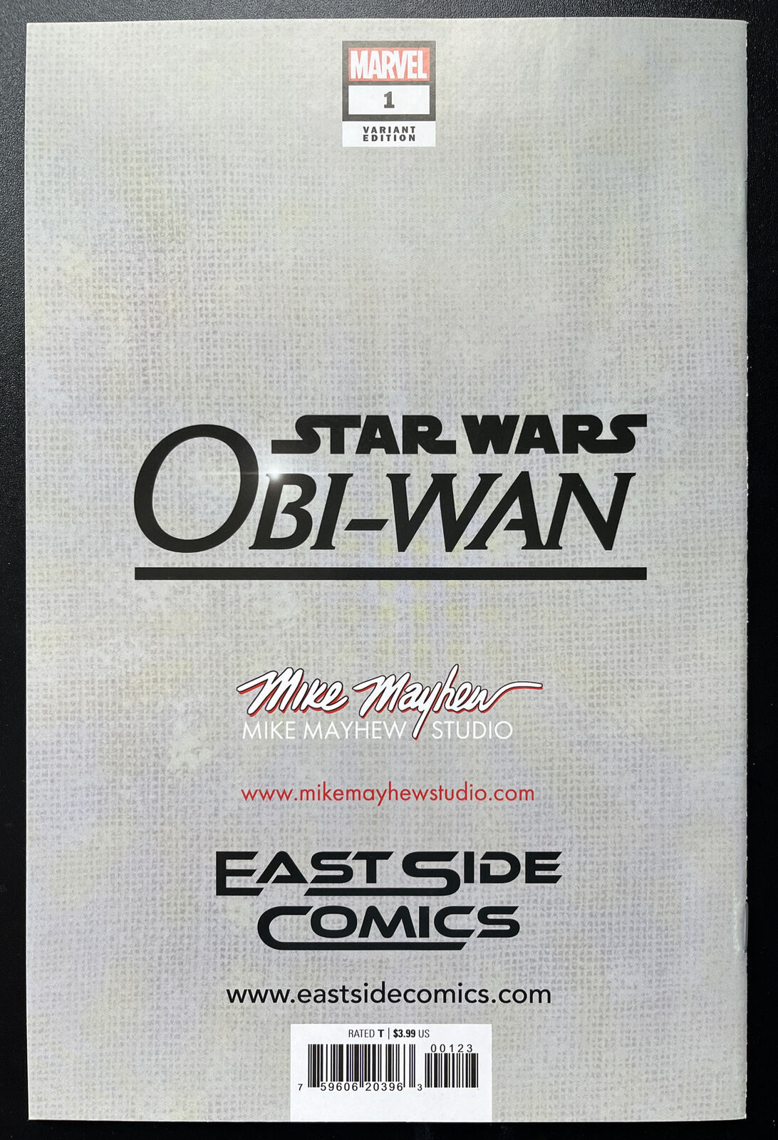 STAR WARS: Obi-Wan Kenobi 1 Mayhew East Side Variant Marvel 2022 Rare HIGH GRADE - aliencomics.ca