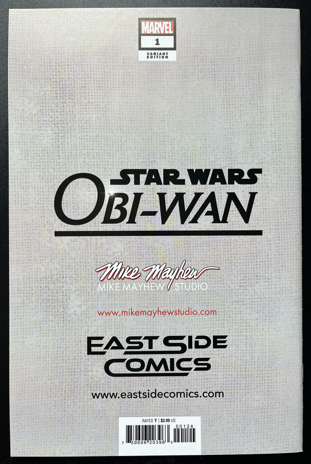 STAR WARS: Obi-Wan Kenobi 1 East Side Virgin Variant Marvel 2022 Rare HIGH GRADE - aliencomics.ca