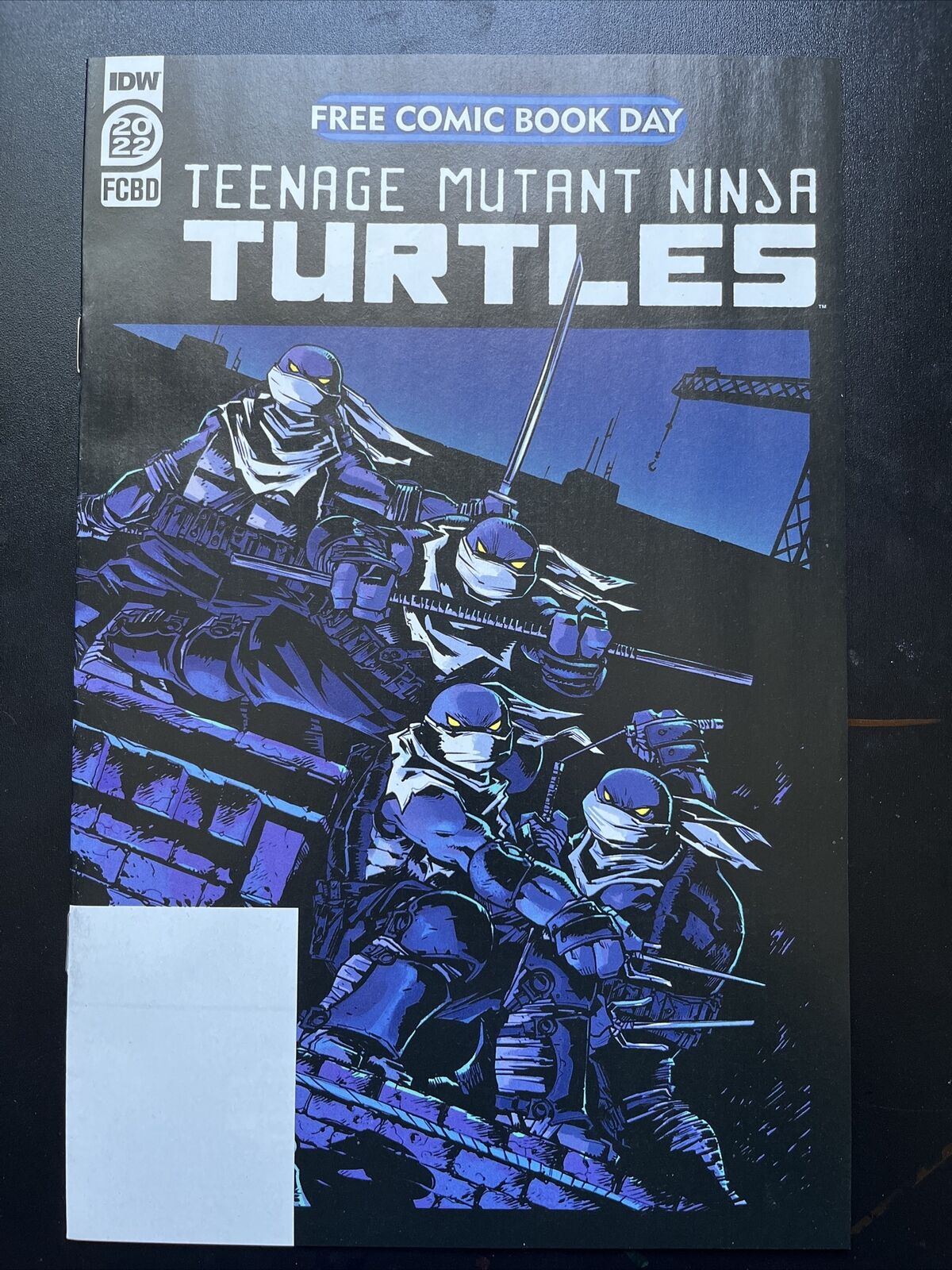 Teenage Mutant Ninja Turtles 0 FCBD 2022 IDW UNSTAMPED Gold Series HIGH GRADE - aliencomics.ca