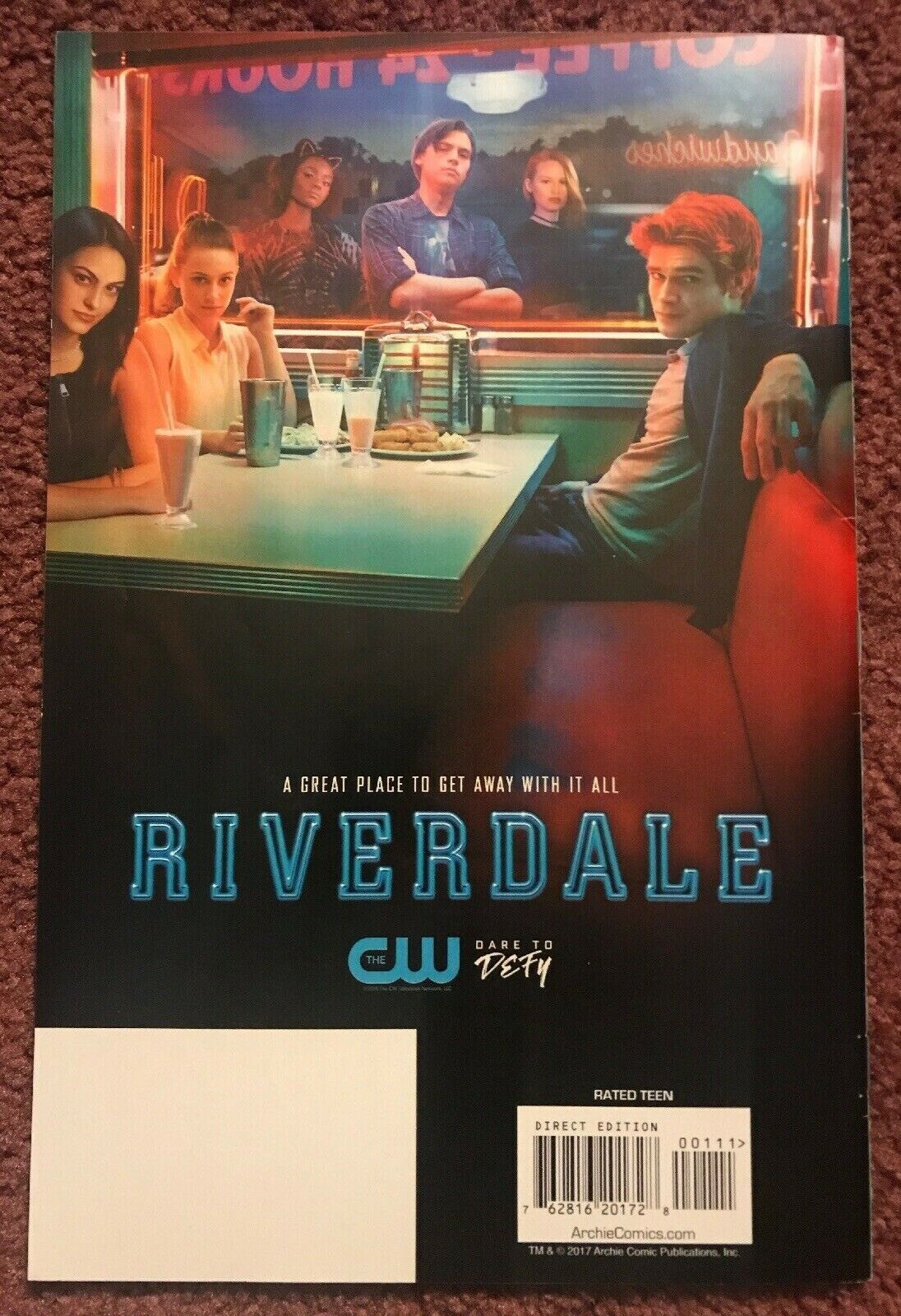 RIVERDALE 1 FCBD Archie Comics 2017 TV Series UNSTAMPED HIGH GRADE - aliencomics.ca