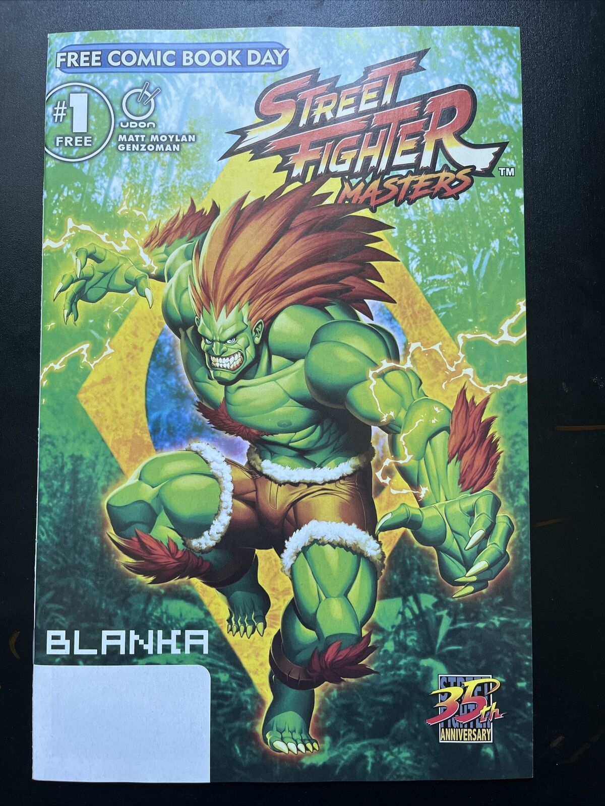 Street Fighter Masters: Blanka Udon/Capcom FCBD 2022 UNSTAMPED Silver HIGH GRADE - aliencomics.ca