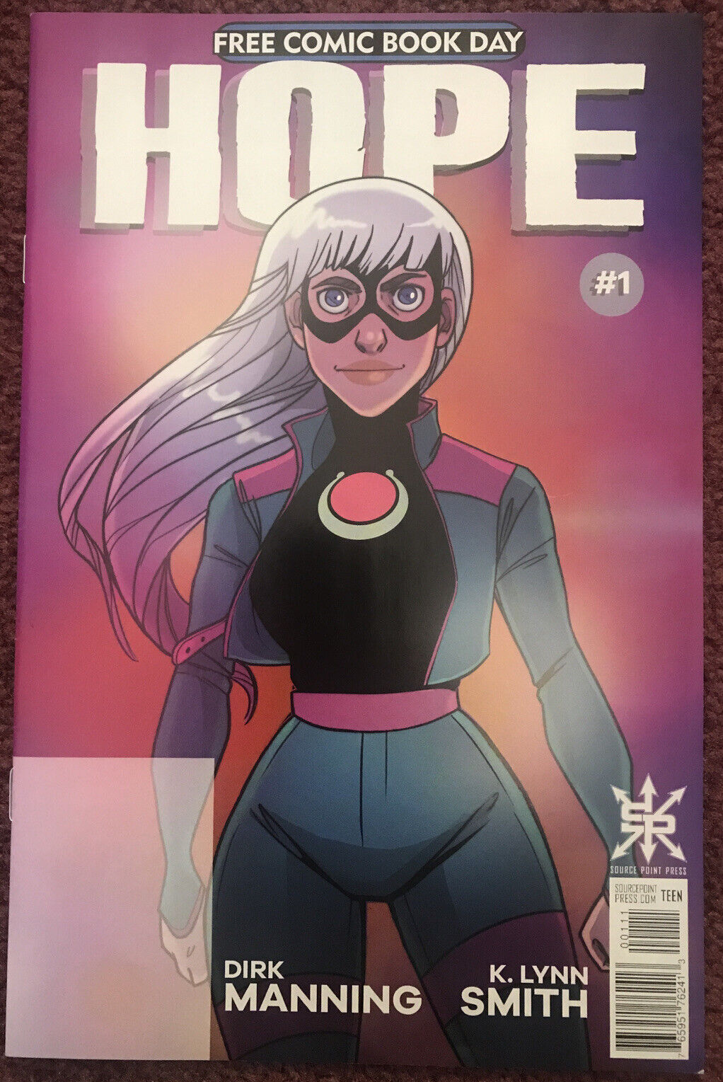 HOPE 1 Source Point Press Comics 2019 FCBD Manning Smith UNSTAMPED HIGH GRADE - aliencomics.ca