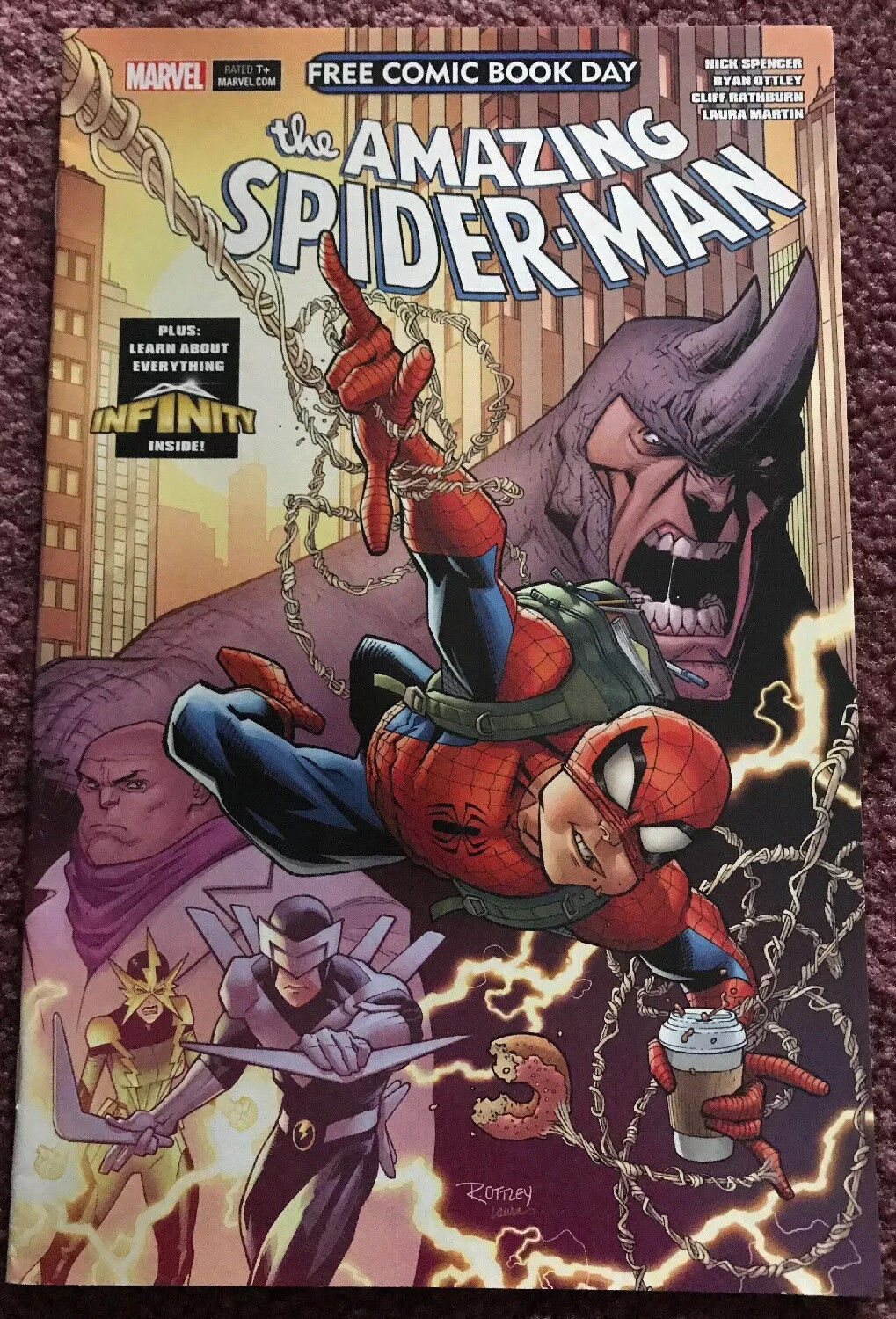 AMAZING SPIDER-MAN 0 FCBD Marvel Comics 2018 Infinity Watch UNSTAMPED HIGH GRADE - aliencomics.ca