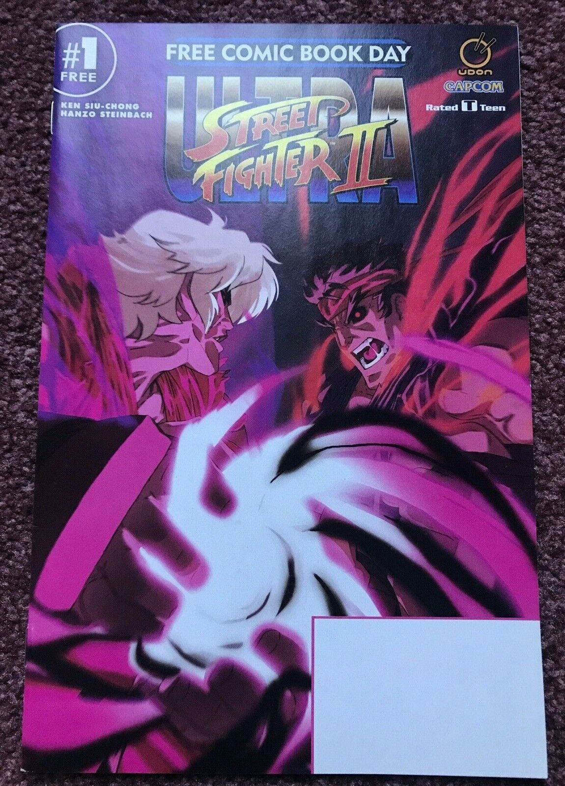 ULTRA STREET FIGHTER II 1 Udon Comics 2018 FCBD UNSTAMPED HIGH GRADE - aliencomics.ca