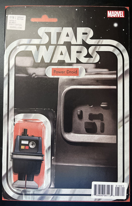 STAR WARS 18 JTC Action Figure Variant Power “Gonk” Droid Marvel 2015 HIGH GRADE - aliencomics.ca