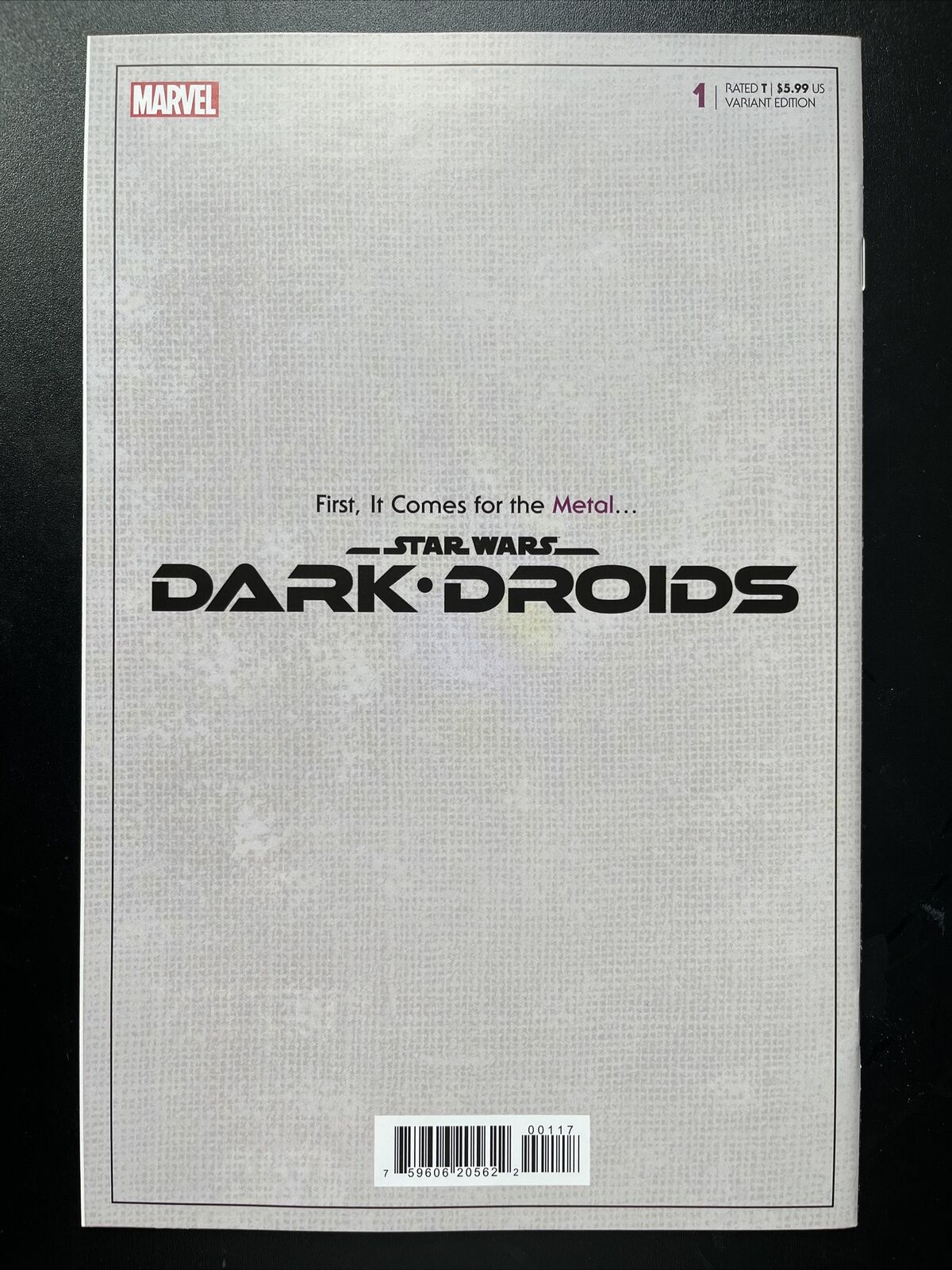 STAR WARS: Dark Droids 1 Marvel 2023 1:100 Variant Rachel Stott Rare HIGH GRADE