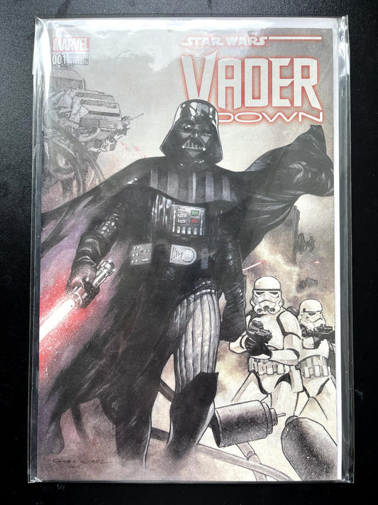 STAR WARS: Vader Down 1 Marvel 2015 Dynamic Forces Variant & COA Rare HIGH GRADE