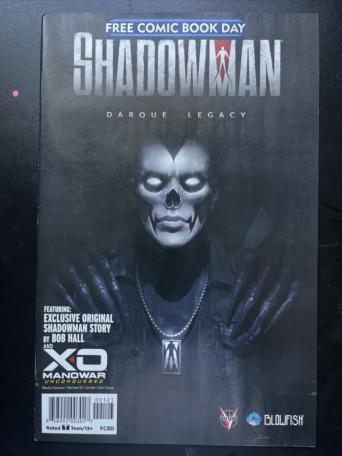 SHADOWMAN / XO MANOWAR 1 FCBD 2023 Valiant Comics UNSTAMPED HIGH GRADE