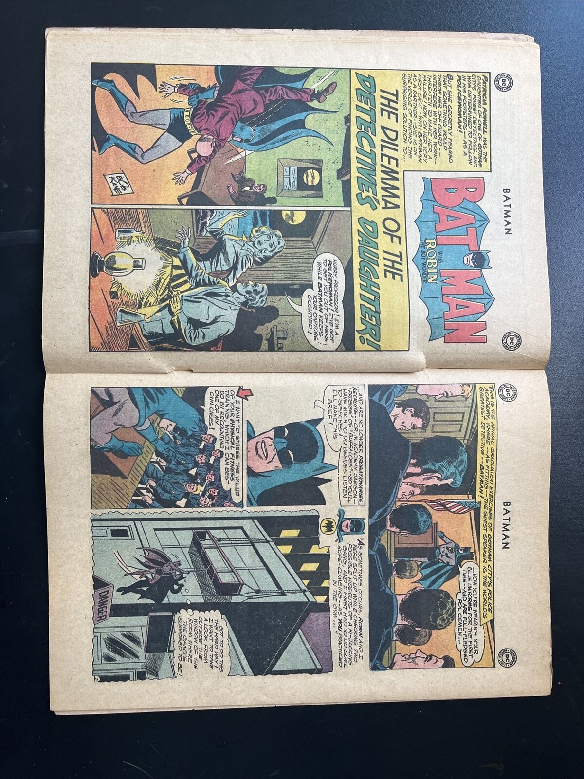 BATMAN 165 DC Comics 1964 Silver Age Cover Attached & Complete LOW GRADE