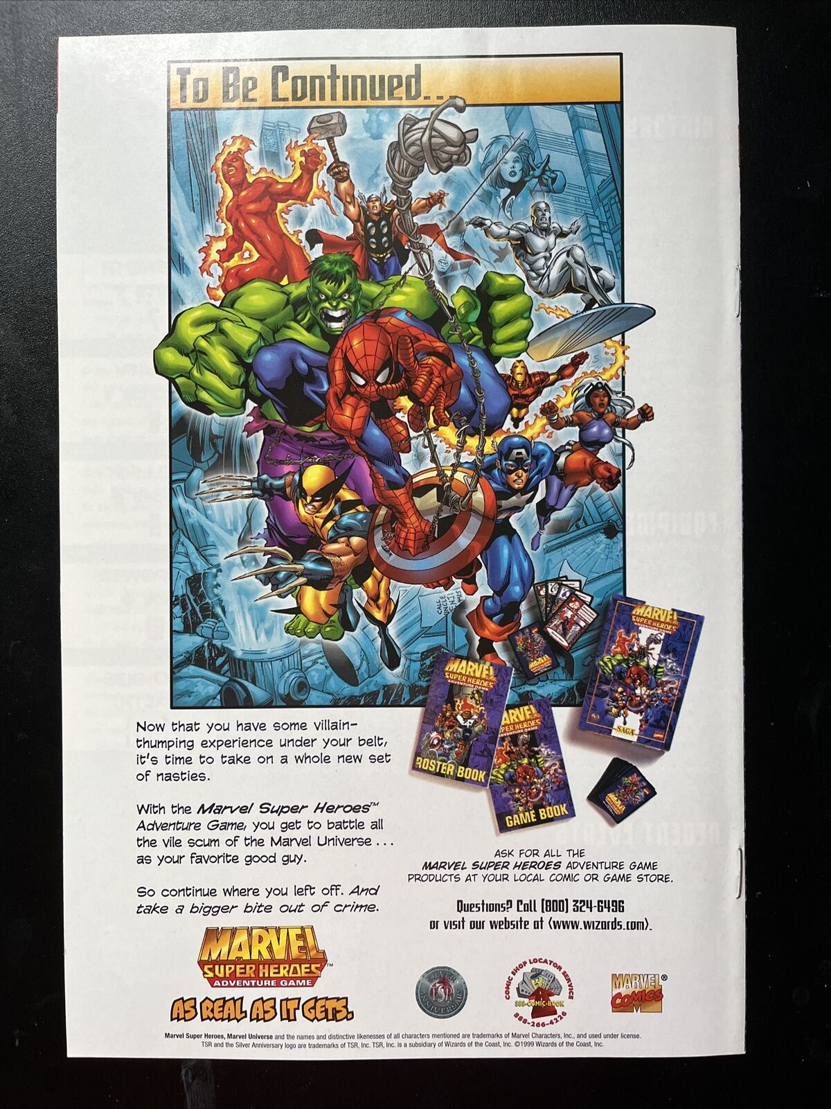 CAPTAIN AMERICA vs. BARON ZEMO 2 Marvel Adventure Game Booklet Rare HIGH GRADE