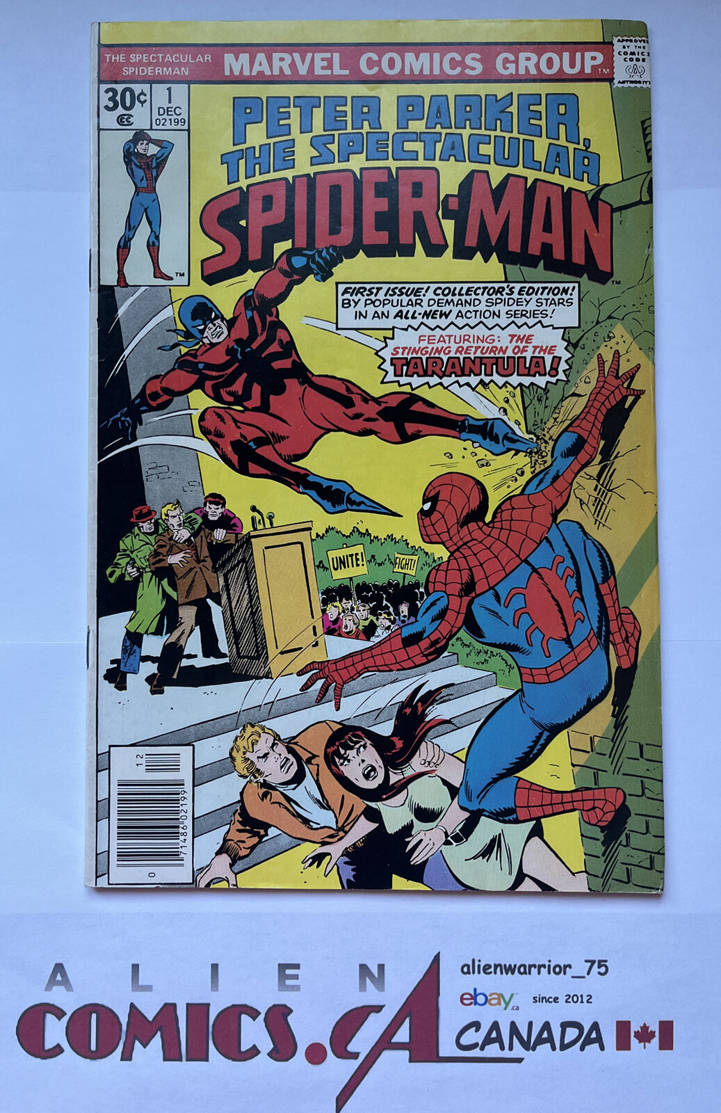 Peter Parker The Spectacular Spider-man 1 Marvel 1976 Newsstand Rare HIGH GRADE