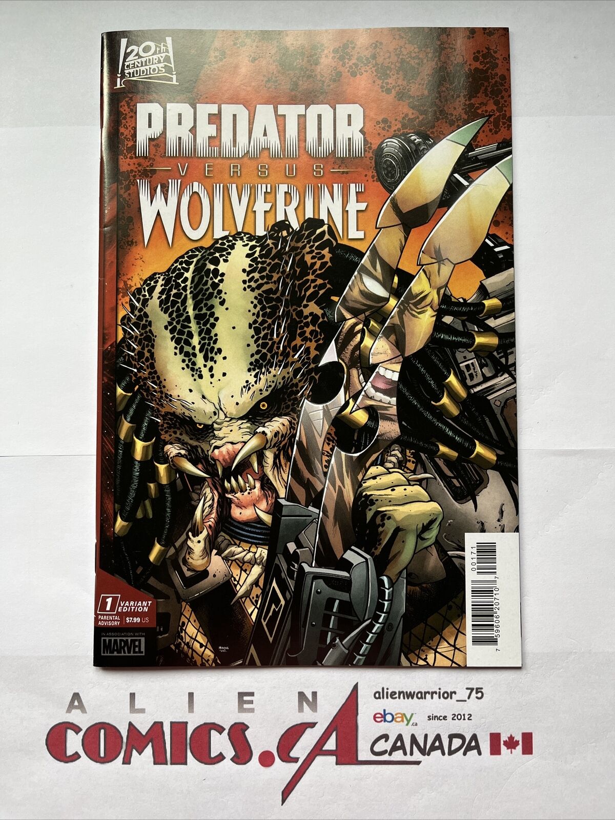 PREDATOR vs. WOLVERINE 1 McKone Connecting Homage Variant Marvel 2023 HIGH GRADE