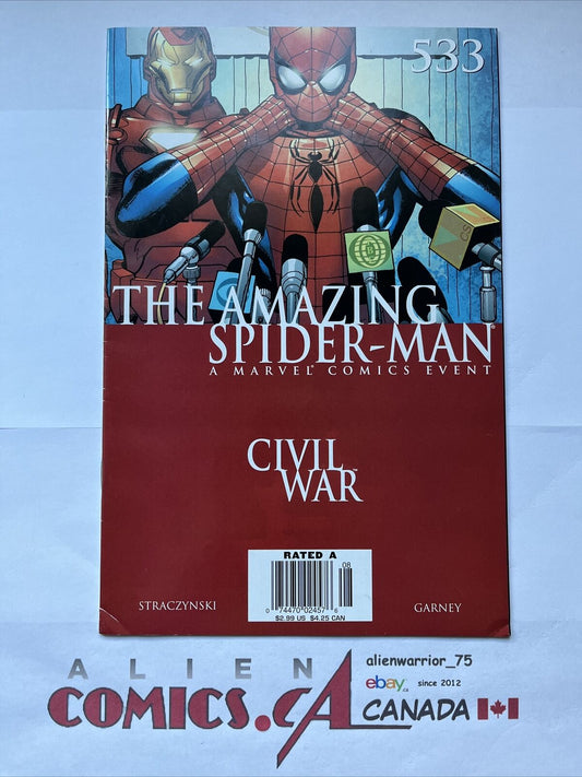 AMAZING SPIDER-MAN 533 Marvel Comics 2006 Newsstand Very Rare HIGH GRADE