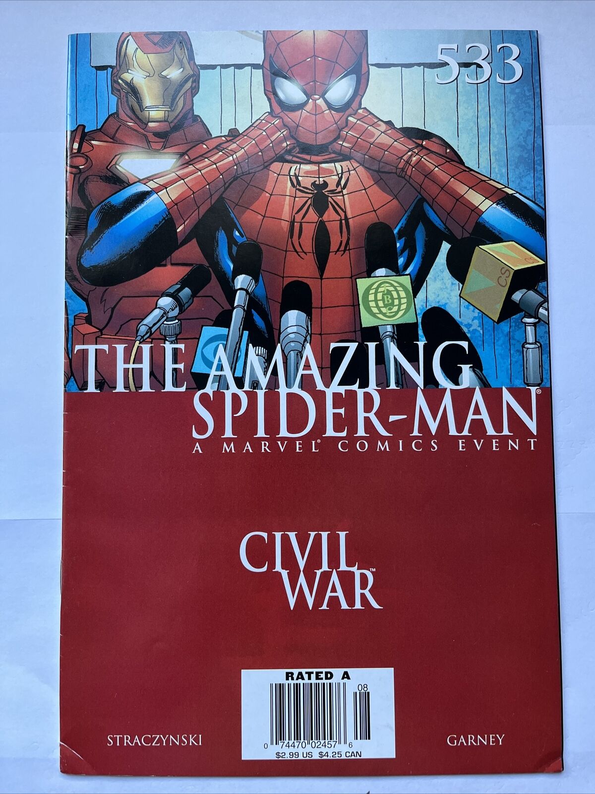 AMAZING SPIDER-MAN 533 Marvel Comics 2006 Newsstand Very Rare HIGH GRADE